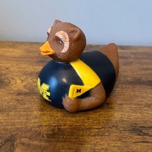 University Of Michigan Wolverines Mascot Rubber Duck CelebriDucks First Edition
